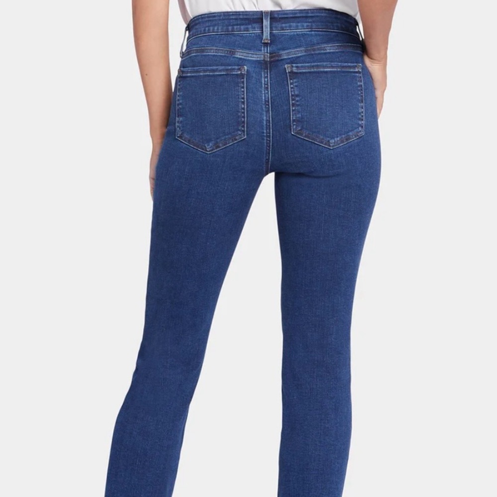 BNWT NYDJ Women's Sheri Slim Tall Jeans in Cooper with 36” inseam, size 0 (25) - Picture 2 of 11